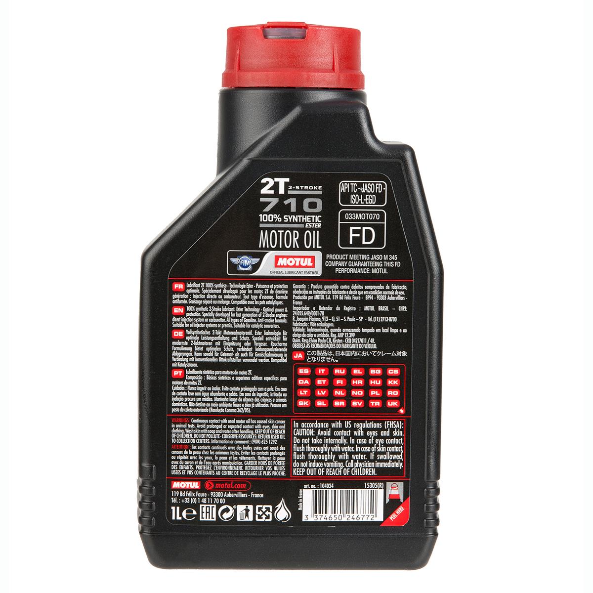 MOTUL 710 2T Motor Oil 1 Liter - buy cheap ▷ FC-Moto