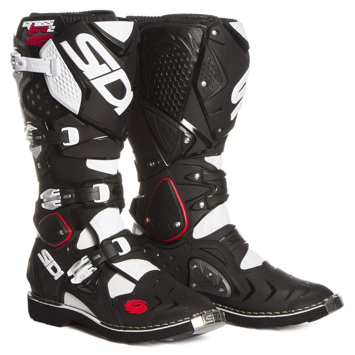 draad Verrijking Madison Sidi MX Boots Crossfire 2 Black/White | Maciag Offroad
