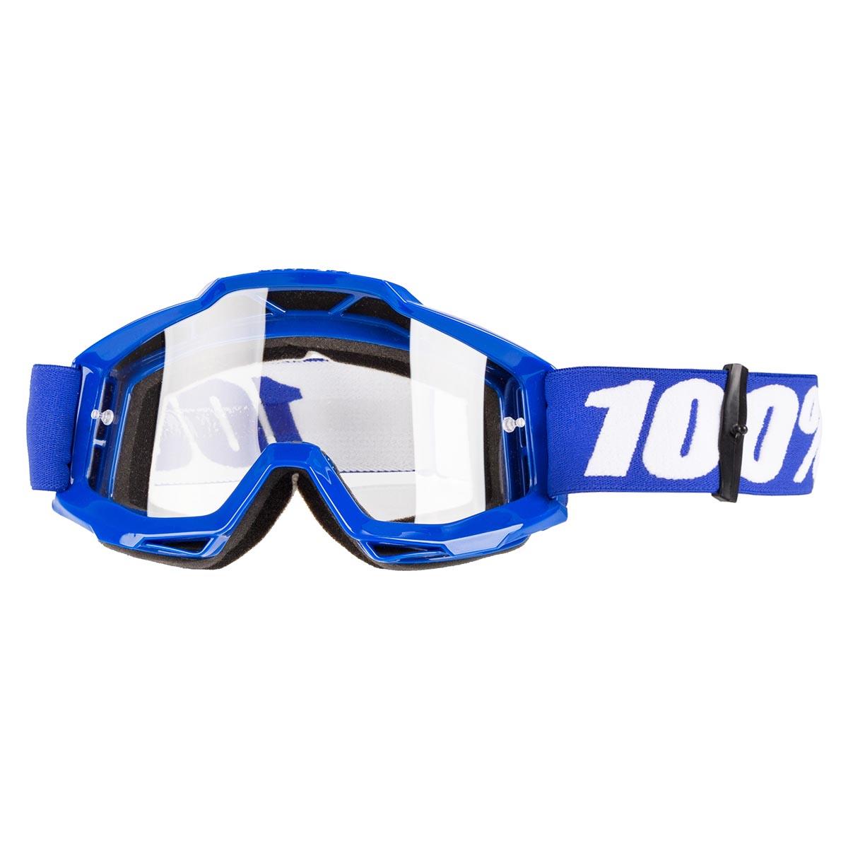 100% Goggle Accuri Reflex Blue - Clear Anti-Fog