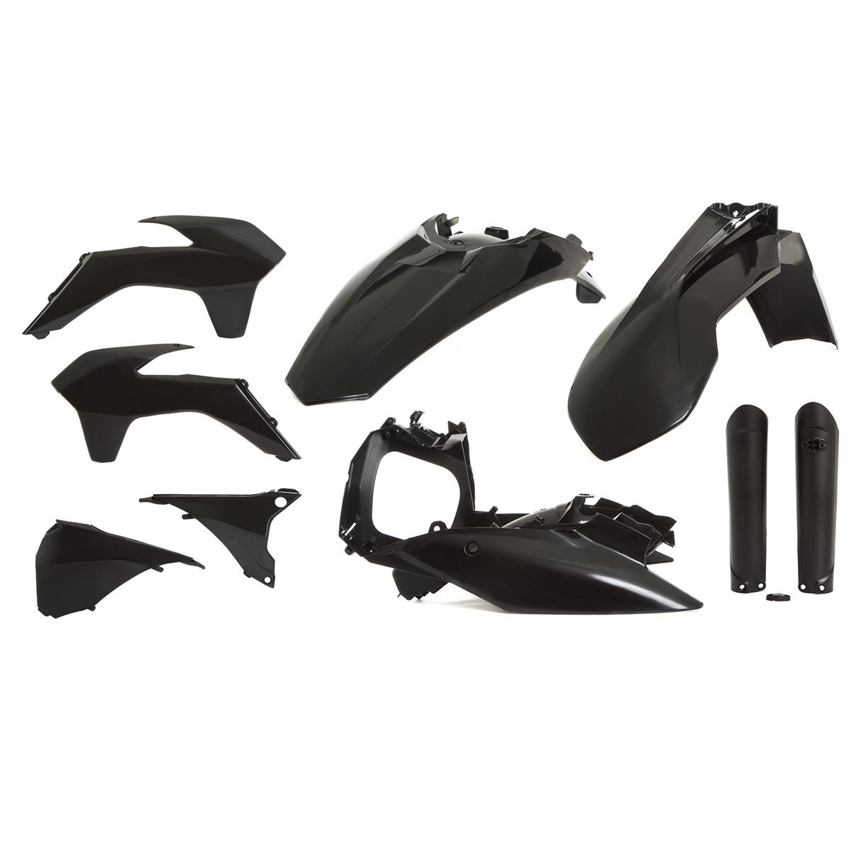 Acerbis Plastic Kit Full-Kit KTM EXC 125/200/250/300, EXC-F 250/350/450/500 2016, Black