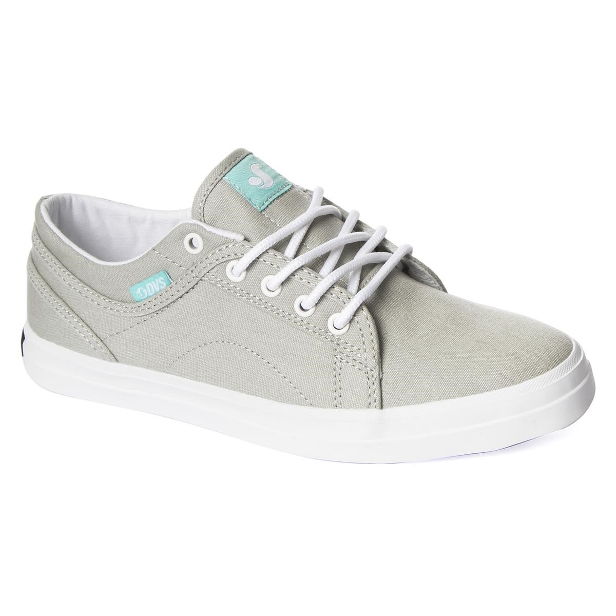 gray canvas shoes