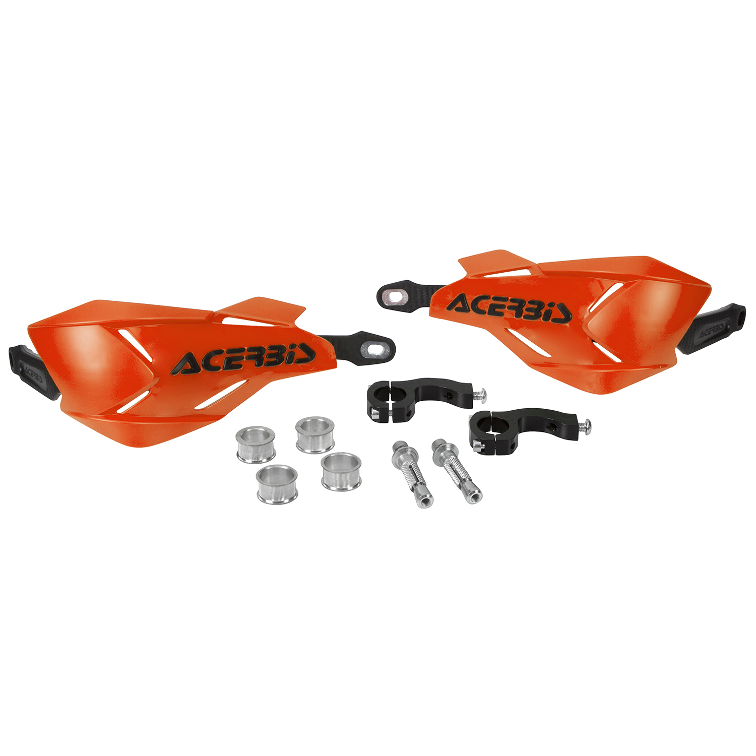 Acerbis Handguards X-Factory Orange/Black, Incl. Mounting Kit