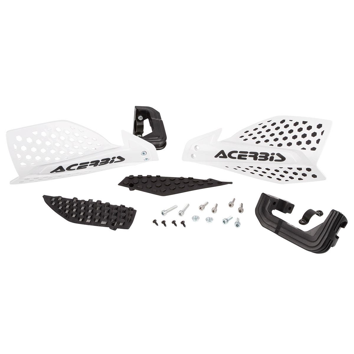 Acerbis Handguards X-Ultimate White/Black, Incl. Mounting Kit