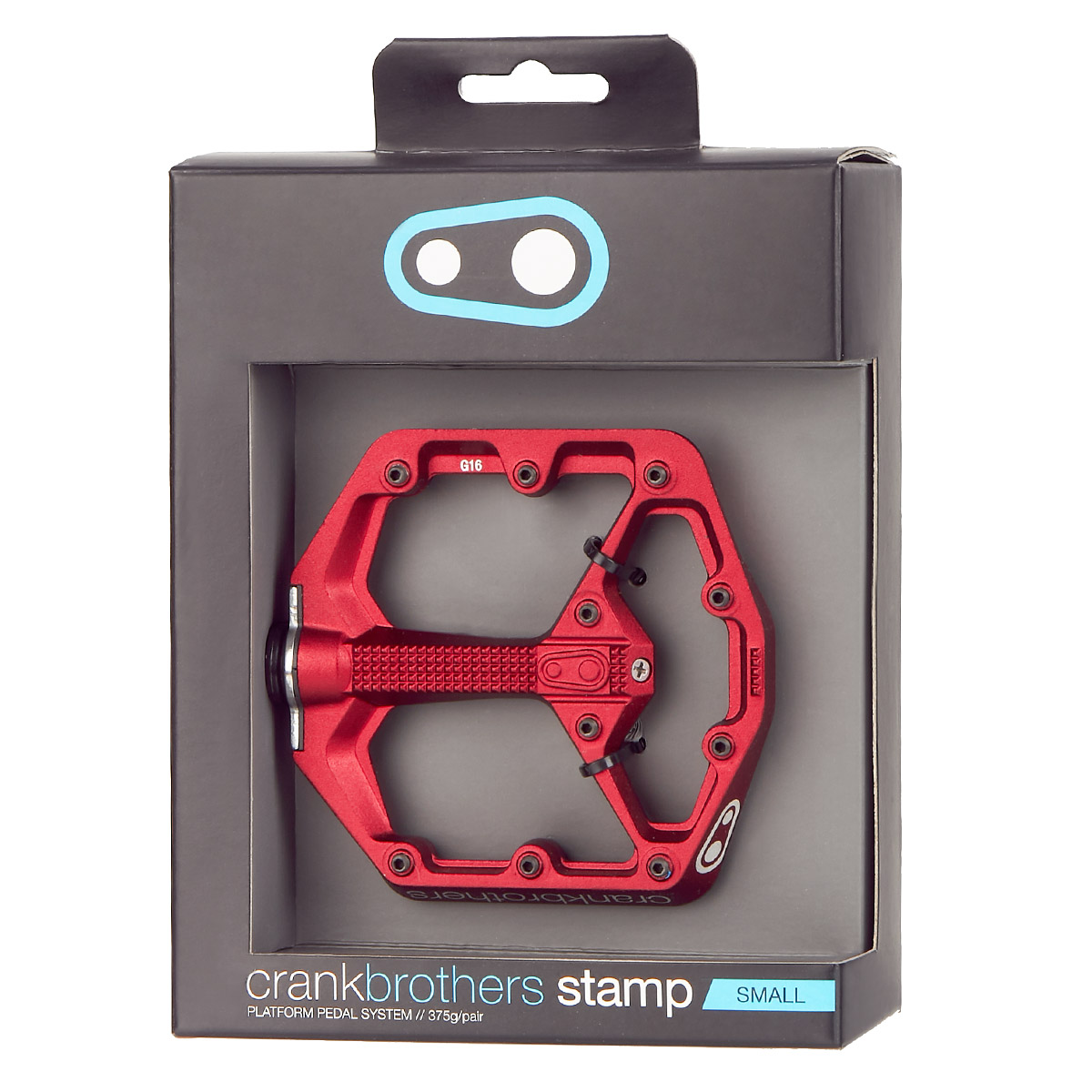 Crankbrothers Pedals Stamp 7 Red, Small Maciag Offroad
